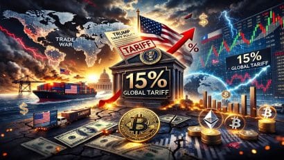 Trump áp thuế 15% toàn cầu: Nghiên cứu tác động đến Bitcoin & Crypto