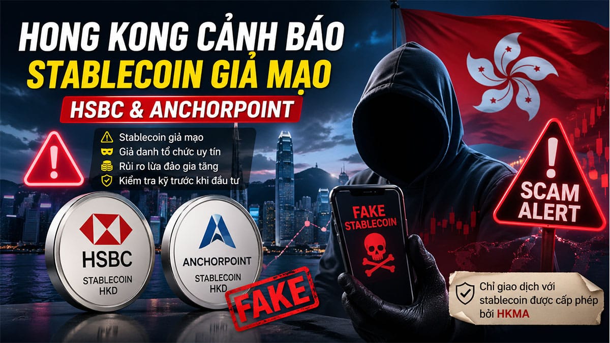 Hong Kong cảnh báo stablecoin giả mạo HSBC và Anchorpoint 1 Hồng Koong cảnh báo stablecoin giả mạo HSBC và Anchorpoint