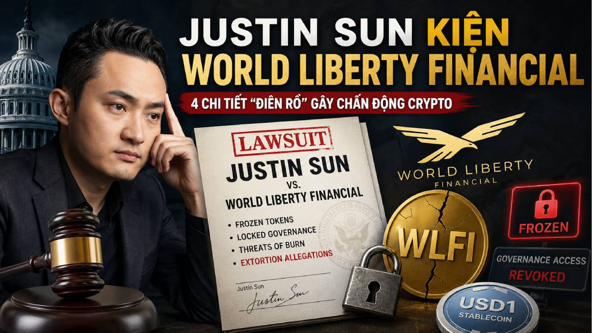 Justin Sun kiện World Liberty Financial