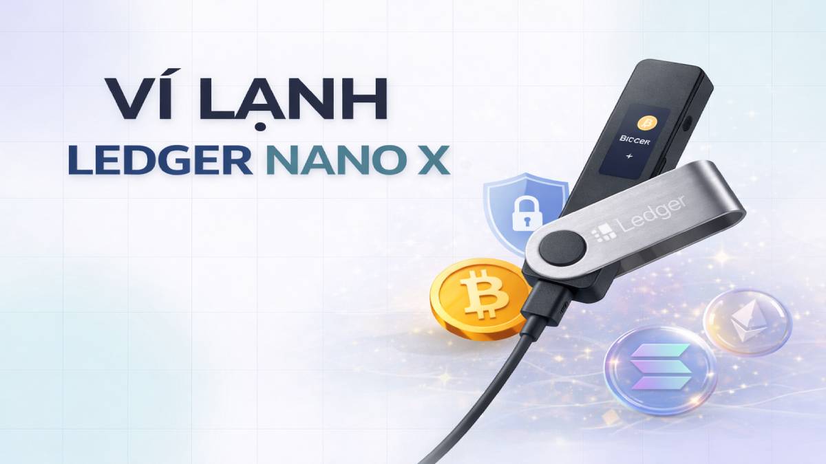 Hướng dẫn sử dụng ví lạnh Ledger Nano X từ A đến Z cho người mới 1 Ví lạnh Ledger Nano X