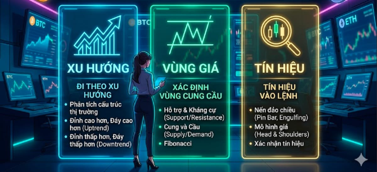 3 trụ cột phương pháp Price Action