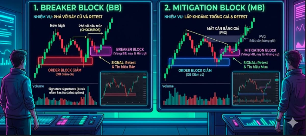 Breaker Block & Mitigation Block
