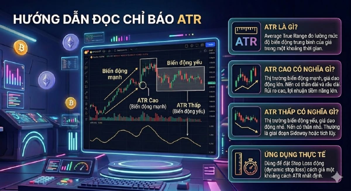 Cách đọc chỉ báo ATR