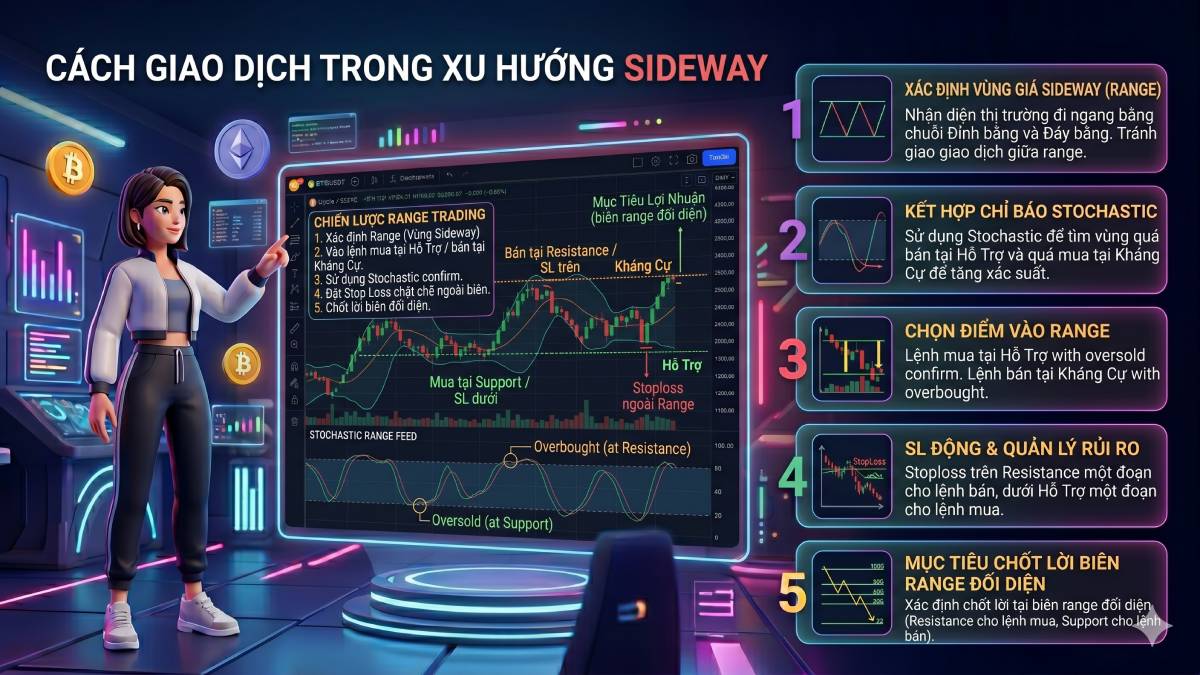 Cách giao dịch trong xu hướng sideway