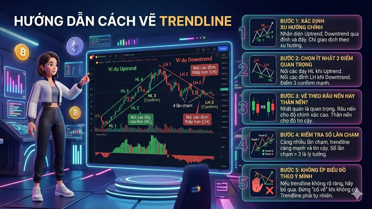 Cách vẽ Trendline