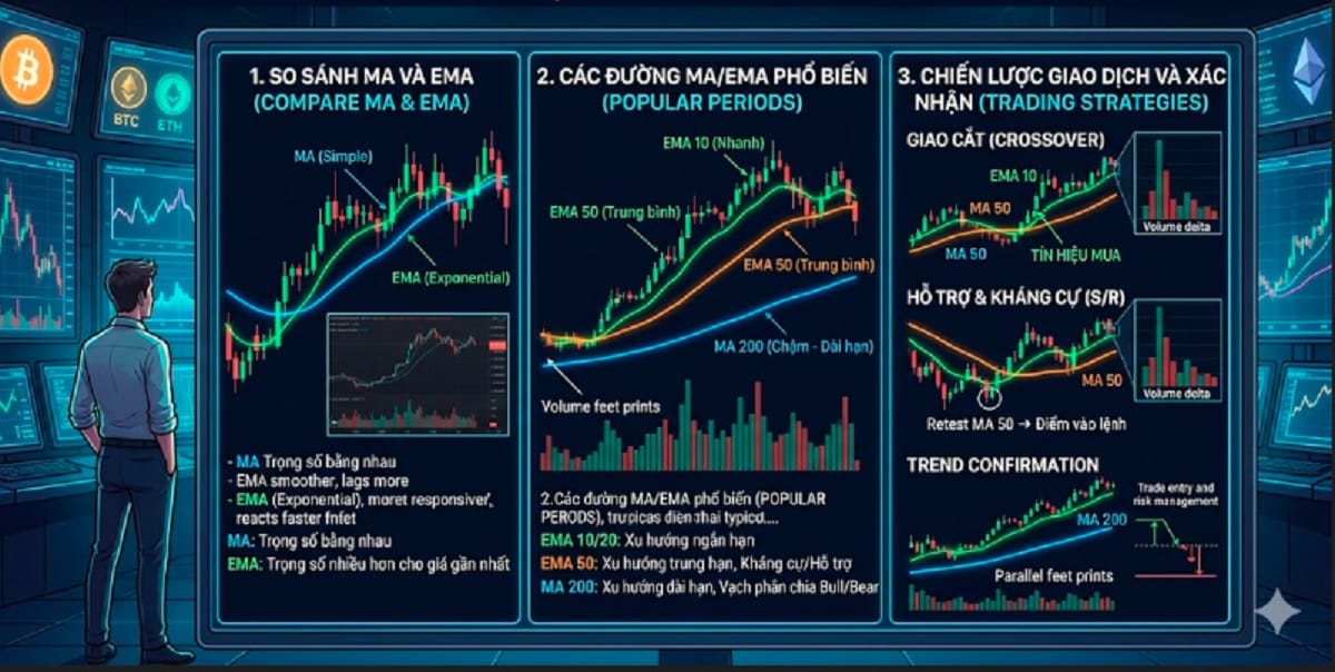 Đường trung bình động MA/EMA