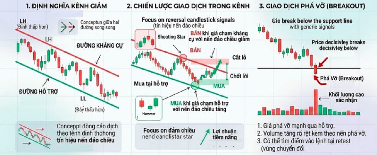 Kênh giảm (Descending Channel)