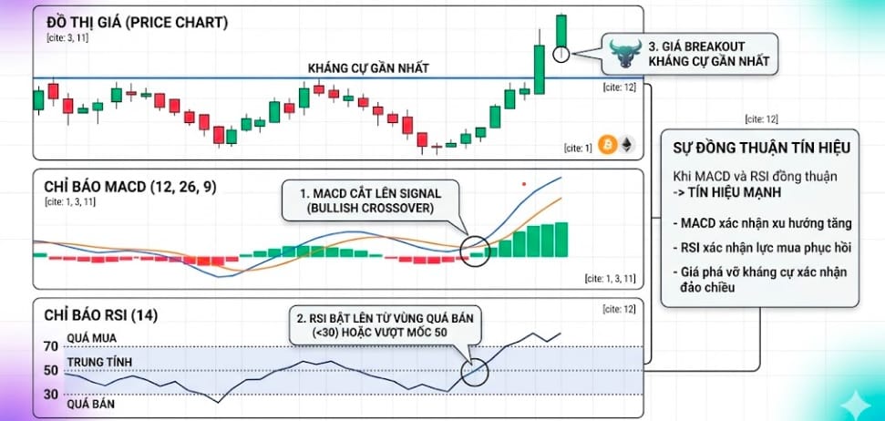 Kết hợp MACD và RSI
