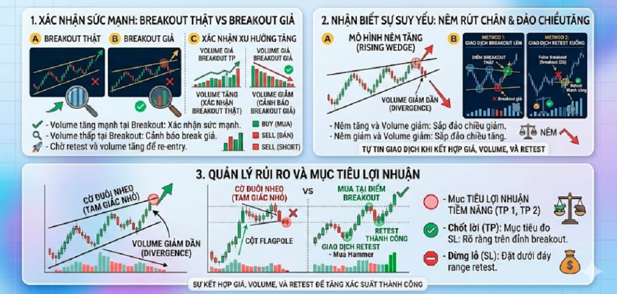 Kết hợp mô hình giá với Volume