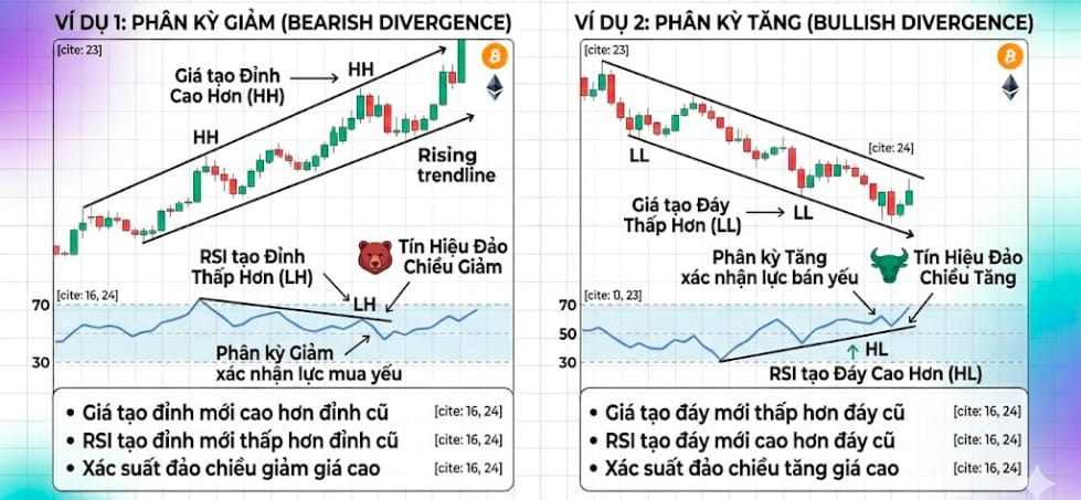 Kết hợp RSI với mô hình giá