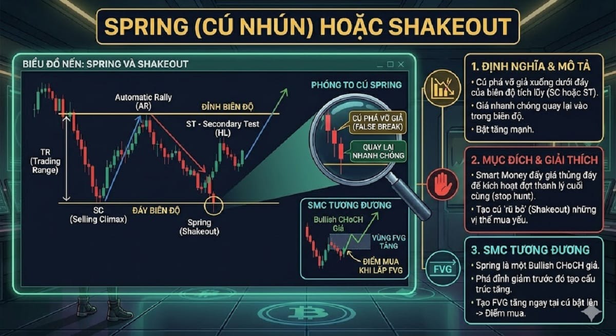 Spring hoặc Shakeout