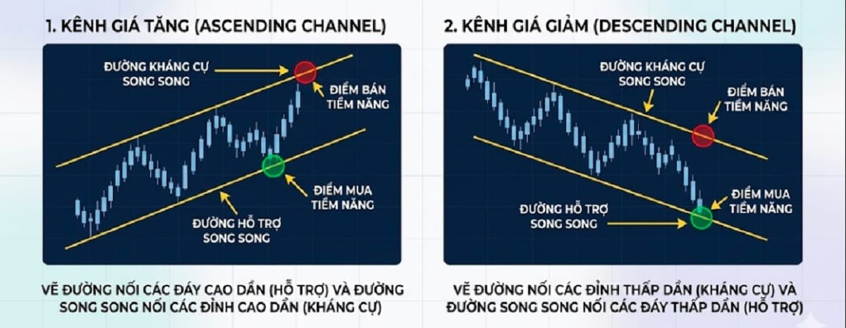 Vẽ channel trading