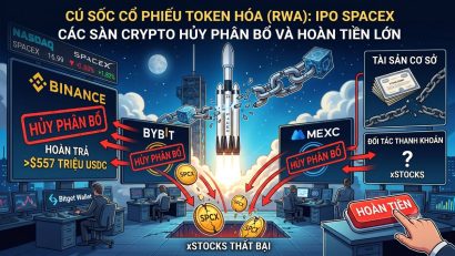 Cú Sốc Cổ Phiếu Token Hóa (RWA): Các Sàn Crypto Hàng Đầu Hủy Phân Bổ IPO SpaceX Và Hoàn Tiền Lớn