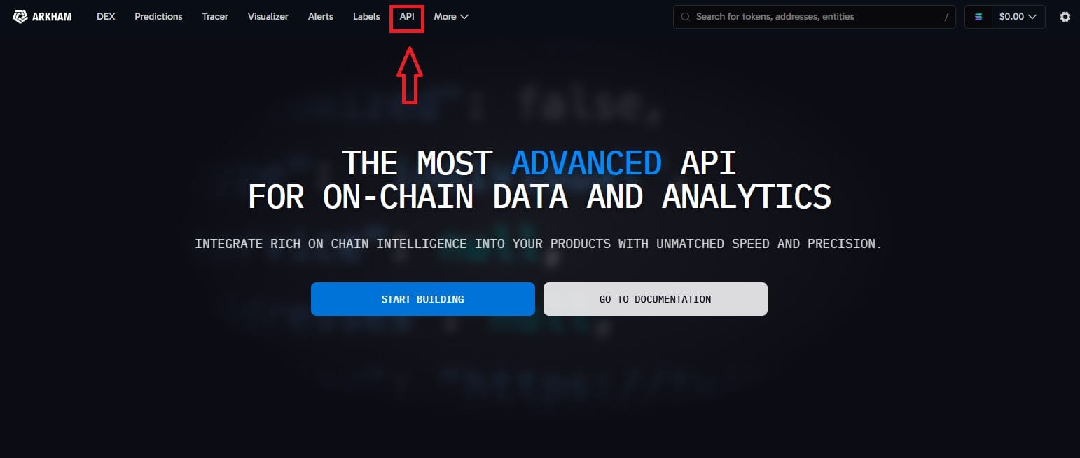 Hướng Dẫn Sử Dụng Arkham: Làm Chủ Nền Tảng Phân Tích Blockchain & Theo Dõi Ví Thông Minh 8 Chuyên mục API