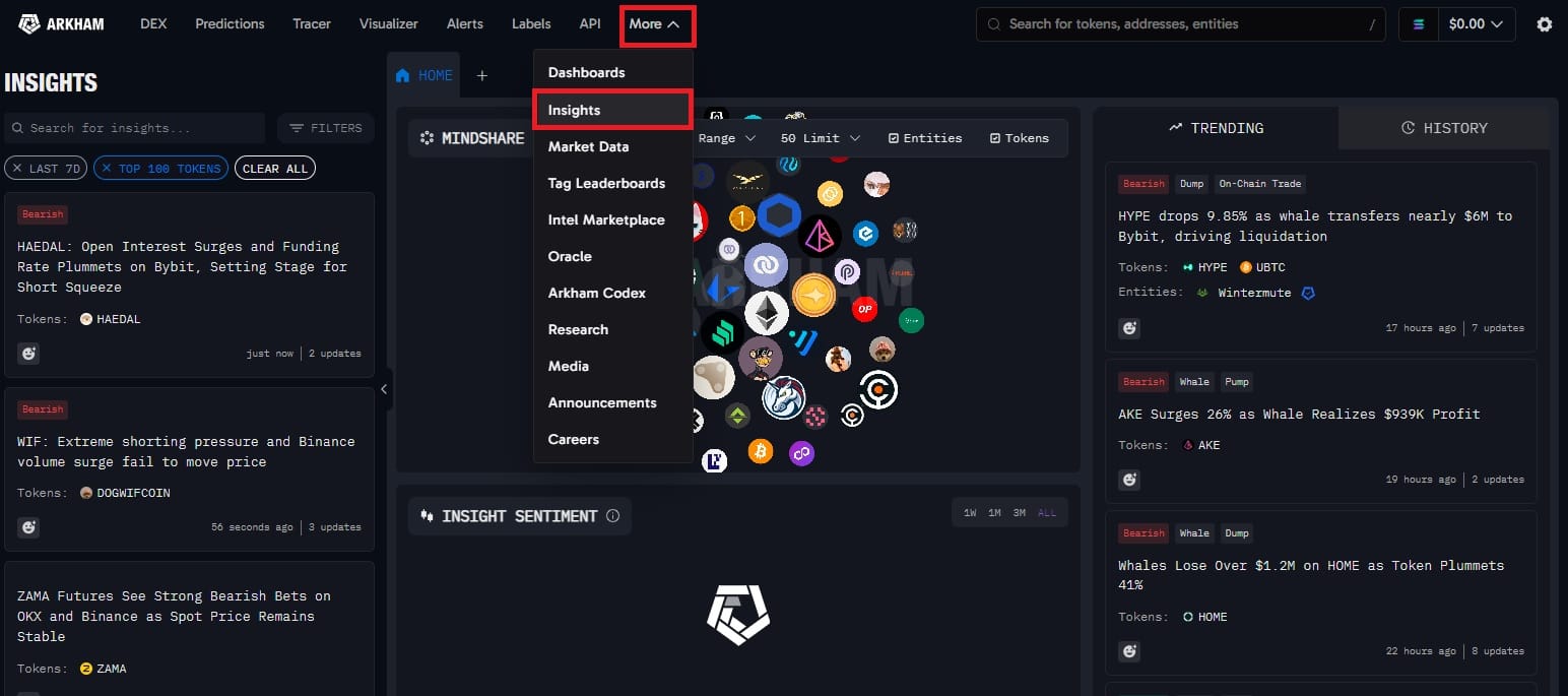 Hướng Dẫn Sử Dụng Arkham: Làm Chủ Nền Tảng Phân Tích Blockchain & Theo Dõi Ví Thông Minh 10 Chuyên mục Insights