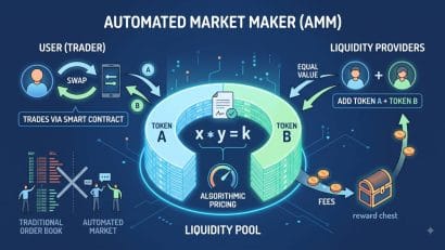 AMM là gì? Automated Market Maker hoạt động thế nào?