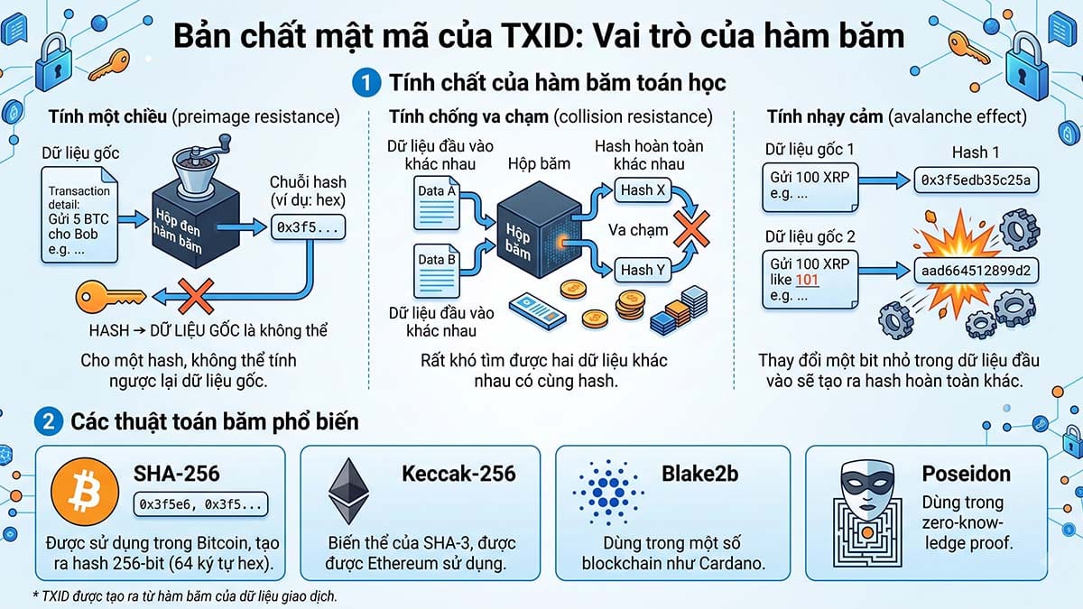 Bản chất mật mã của TXID