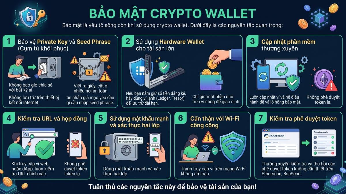Bảo mật ví tiền điện tử