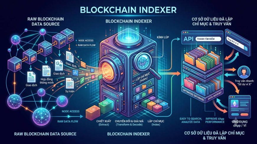 Blockchain Indexer là gì? Công cụ lập chỉ mục dữ liệu Blockchain Indexer là gì? Công cụ lập chỉ mục dữ liệu
