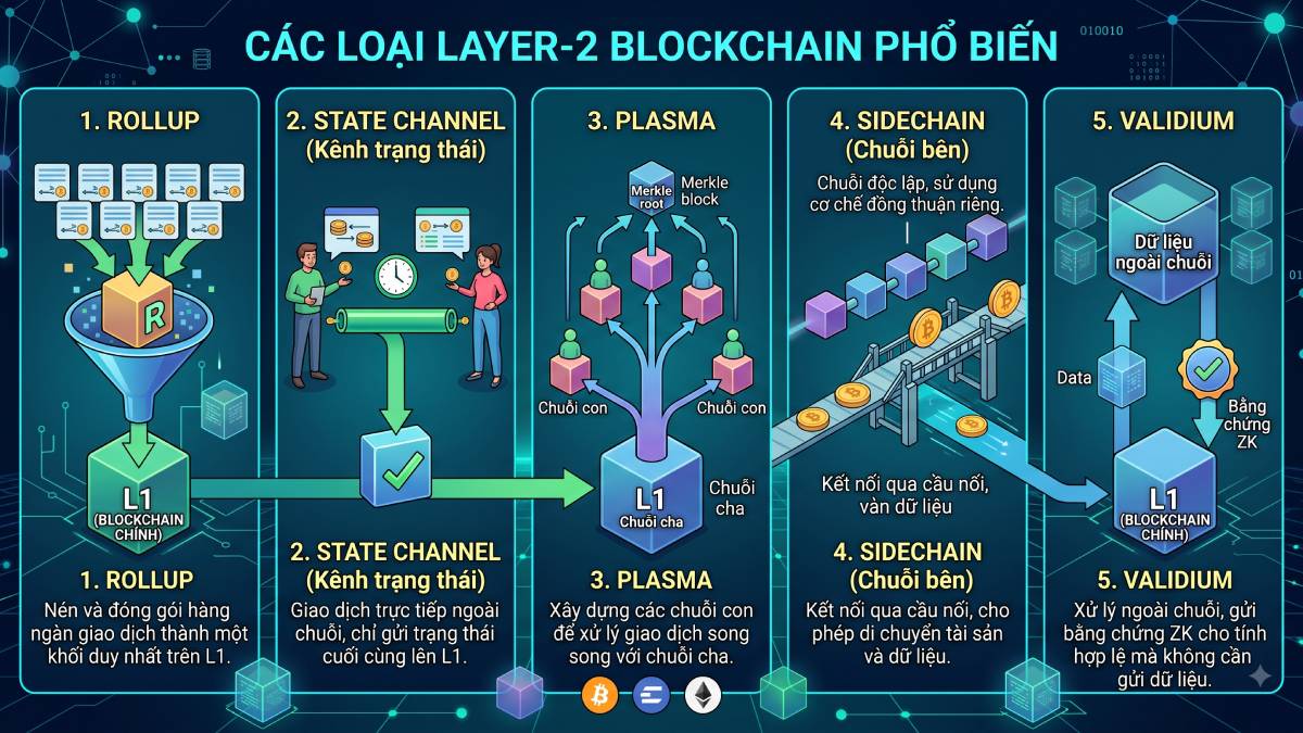 Các loại Layer-2 phổ biến