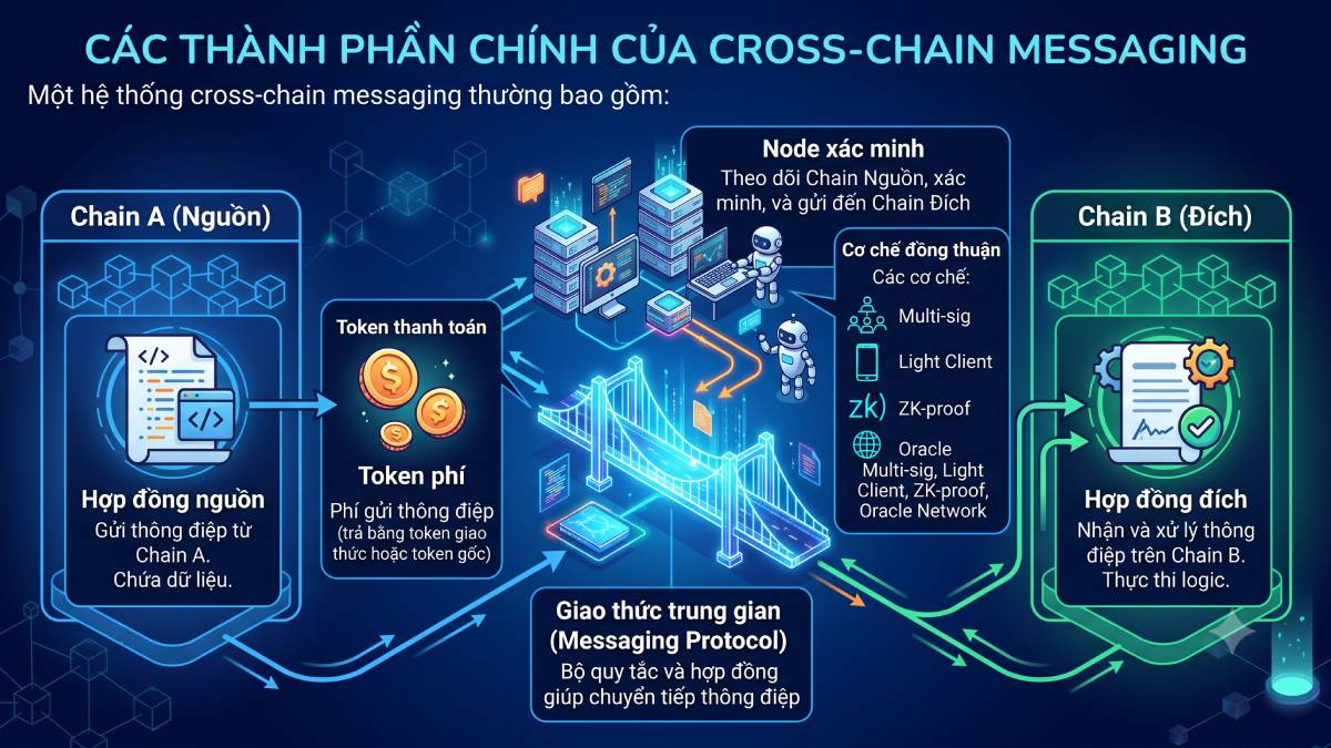 Các thành phần của Cross-chain Messaging