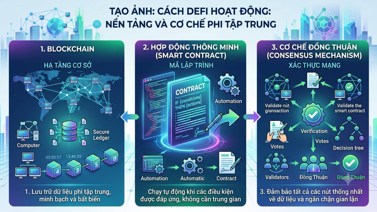 Cách Defi hoạt động