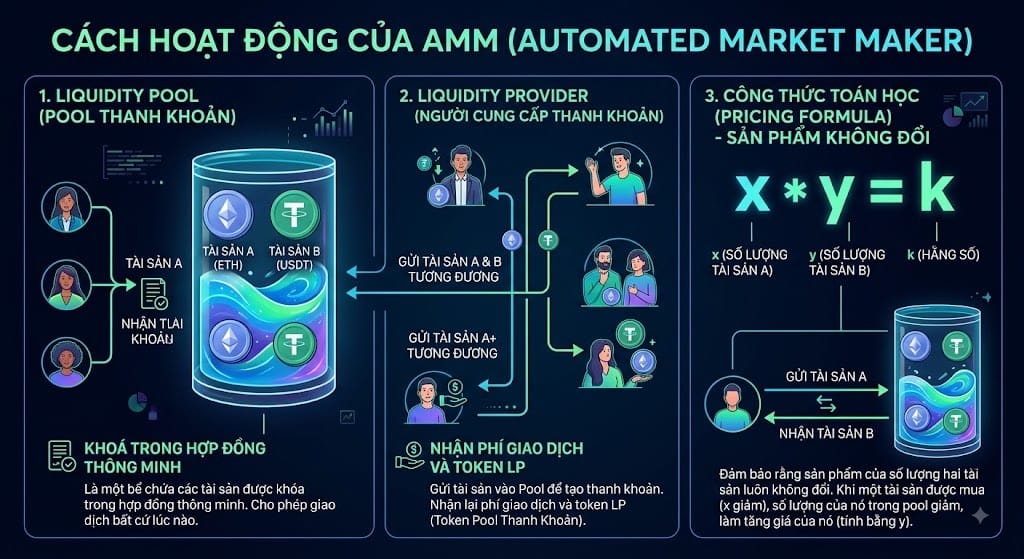 Cách hoạt động của AMM