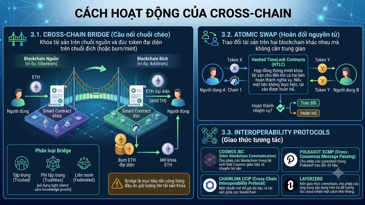 Cách hoạt động của Cross-chain