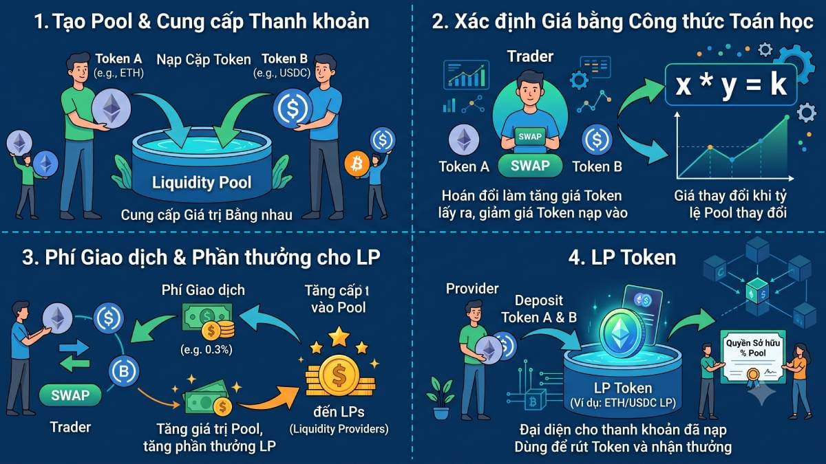 Cách hoạt động của Liquidity Pool