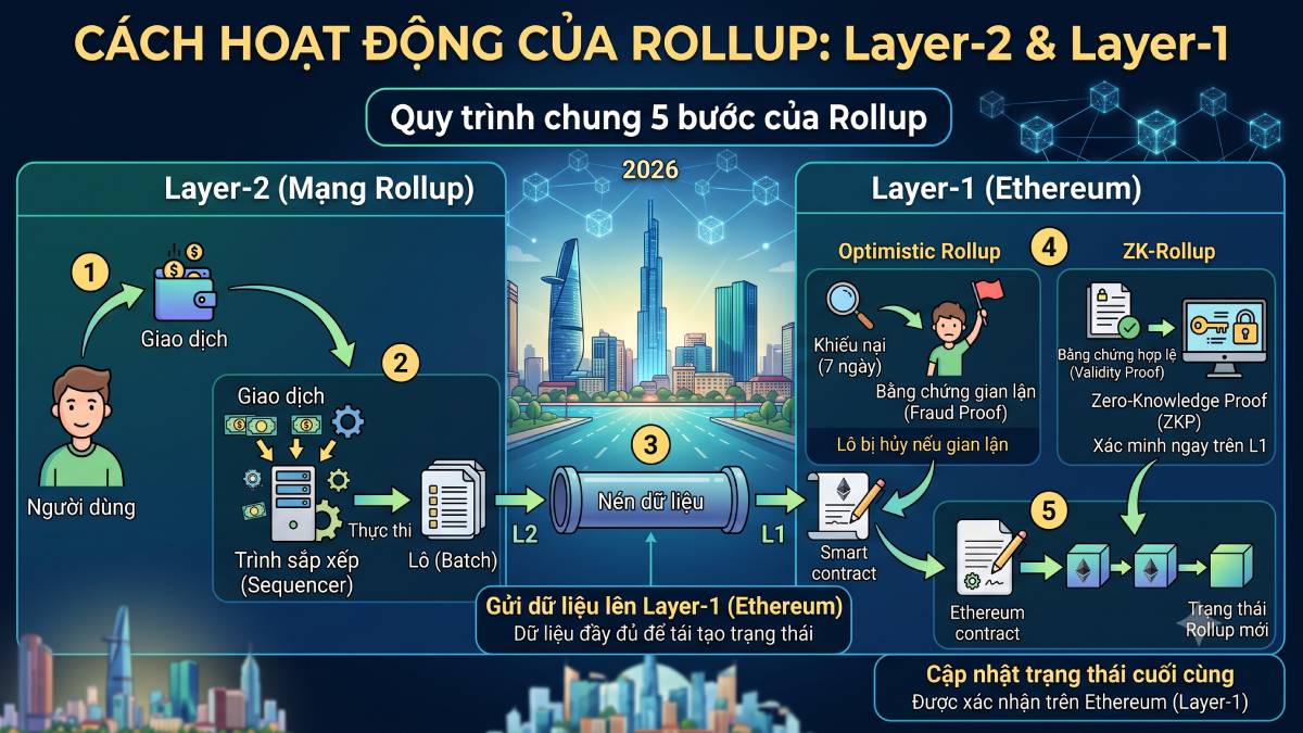Cách hoạt động của Rollup