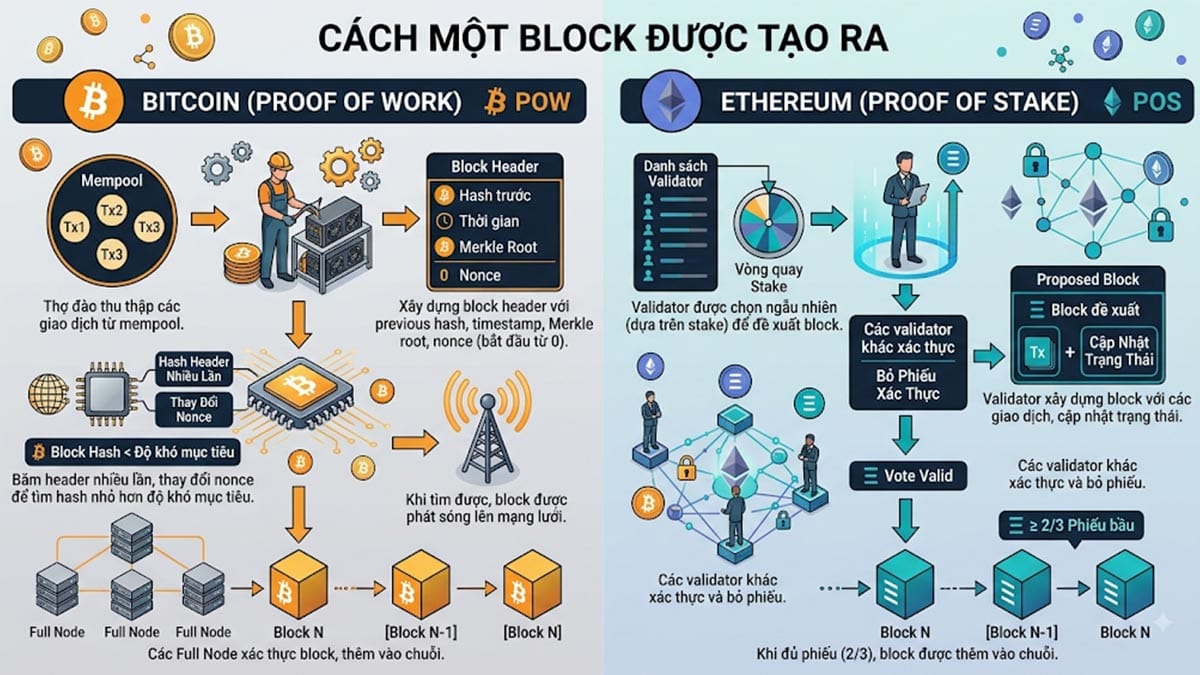 Cách một Block được tạo ra