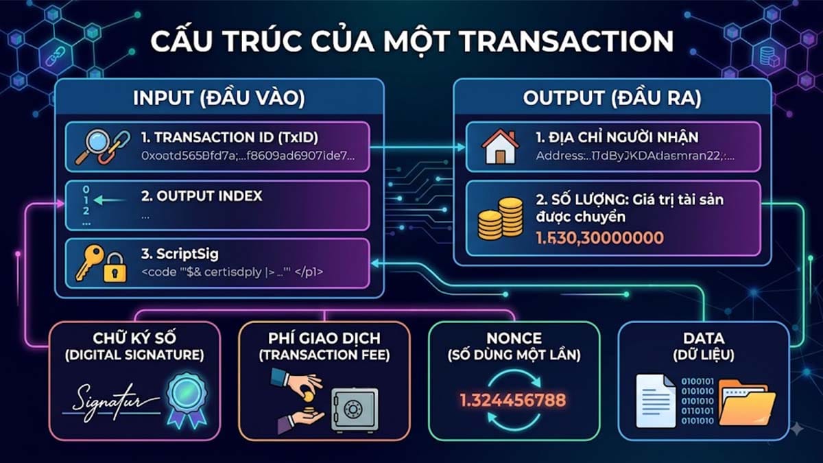 Cấu trúc của một Transaction