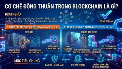 Consensus Mechanism (Cơ chế đồng thuận) là gì? Blockchain đạt đồng thuận như thế nào?