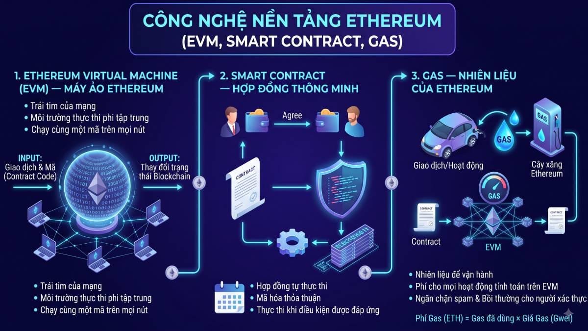 Công nghệ nền tảng Ethereum