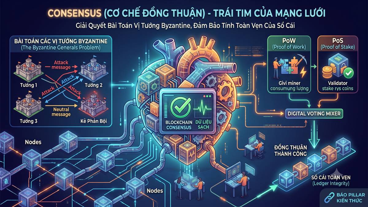 Blockchain cơ bản - Bách khoa toàn thư 10 thuật ngữ cốt lõi cho người mới 6 Consensus