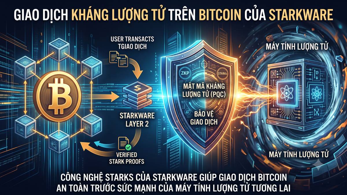 StarkWare Thực Hiện Thành Công Giao Dịch Bitcoin Kháng Lượng Tử Trên Mainnet 1 Giao dịch kháng lượng tử trên Bitcoin của Starkware