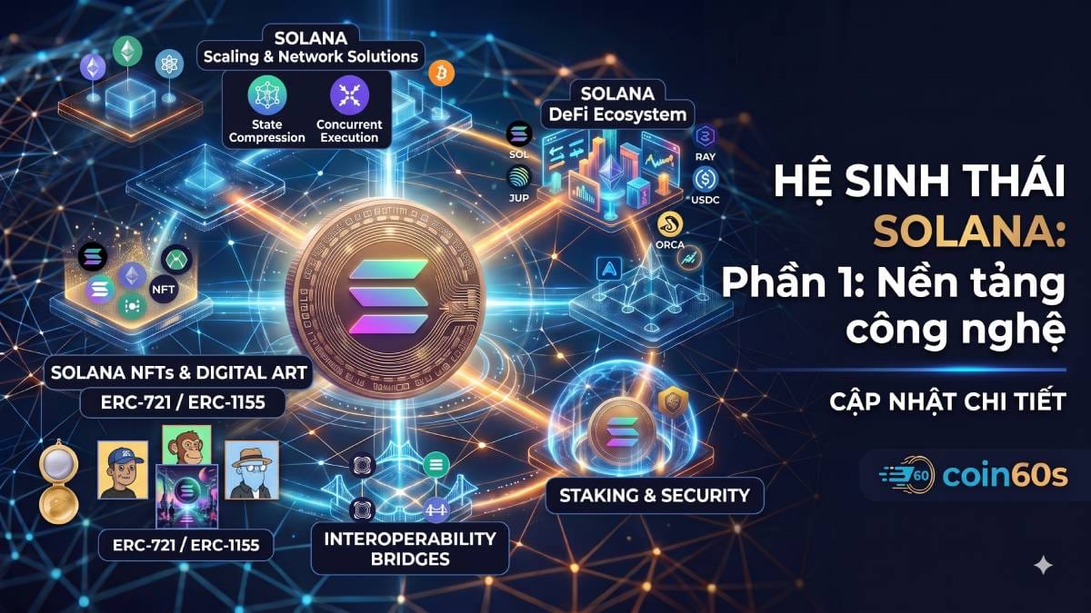 Hệ sinh thái Solana A-Z (Phần 1) 1 Hệ sinh thái Solana P.1 - Coin60s