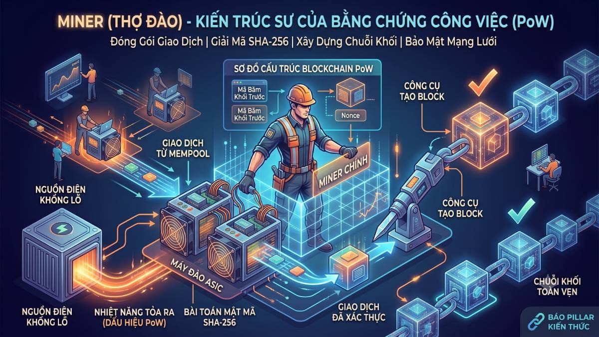 Blockchain cơ bản - Bách khoa toàn thư 10 thuật ngữ cốt lõi cho người mới 7 Miner