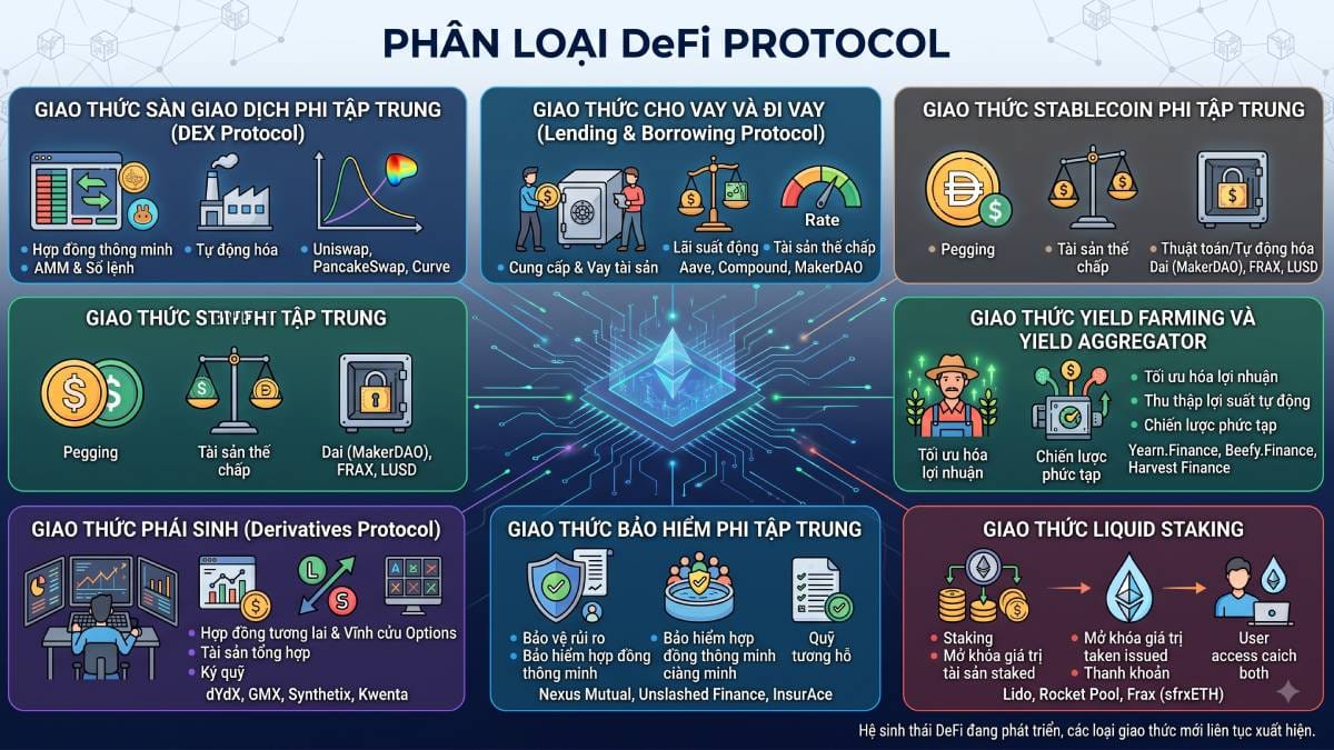 Phân loại DeFi Protocol