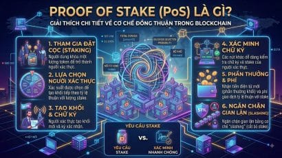 Proof of Stake (PoS) là gì? Cơ chế đồng thuận tiết kiệm năng lượng