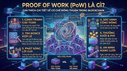 Proof of Work (PoW) là gì? Cơ chế đồng thuận của Bitcoin