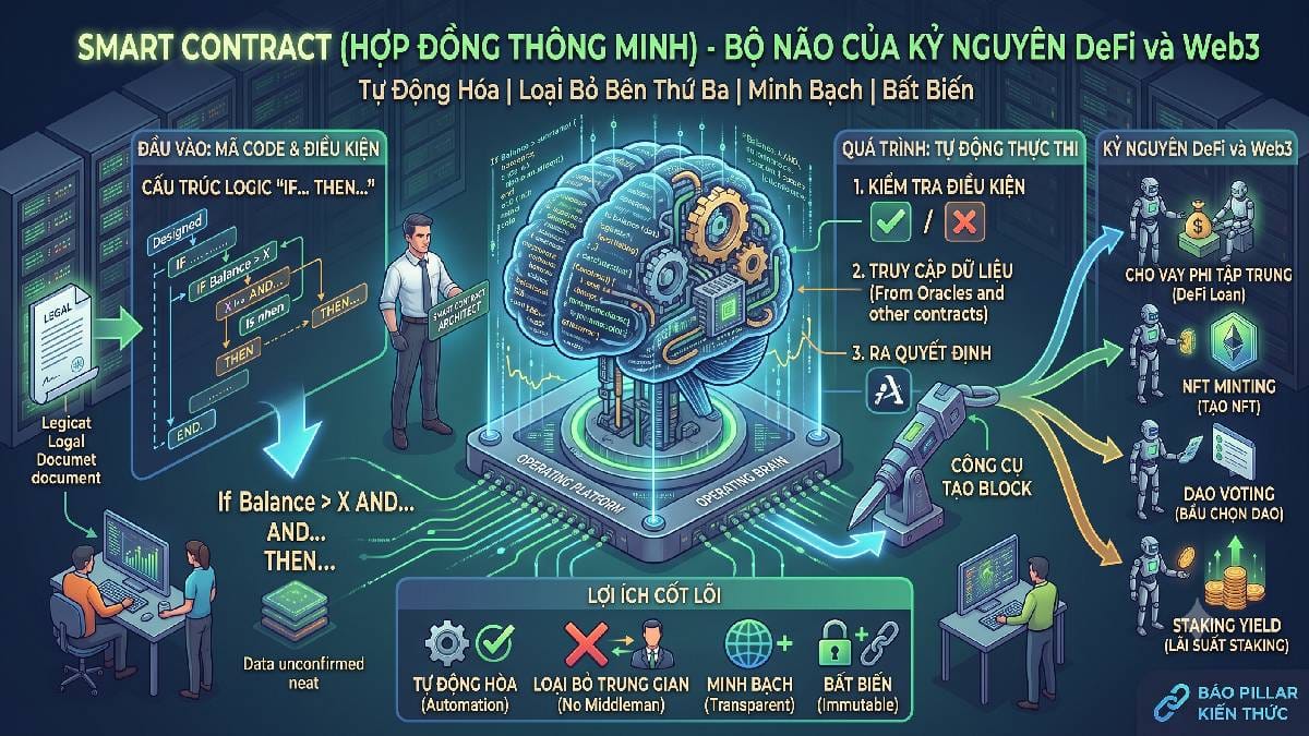 Blockchain cơ bản - Bách khoa toàn thư 10 thuật ngữ cốt lõi cho người mới 9 Smart Contract