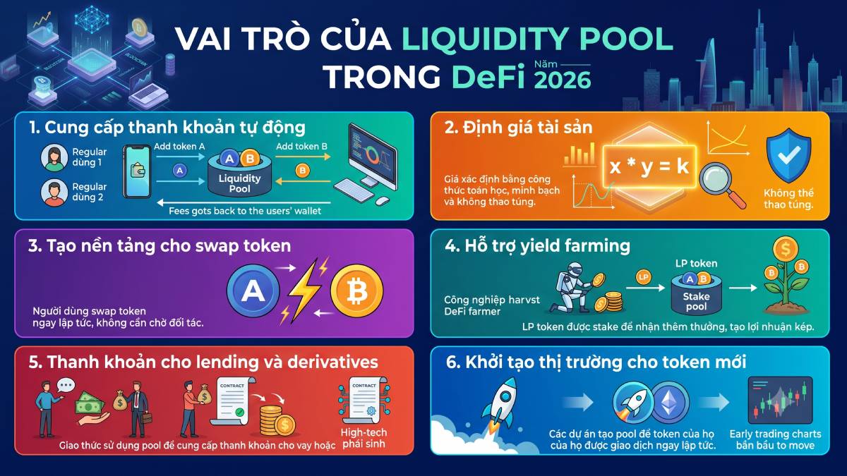 Vai trò của Liquidity Pool