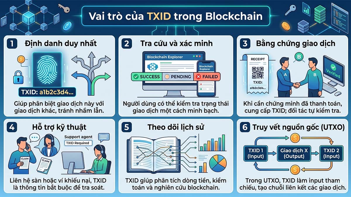 Vai trò của TXID
