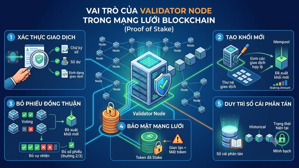 Vai trò của Validator Node