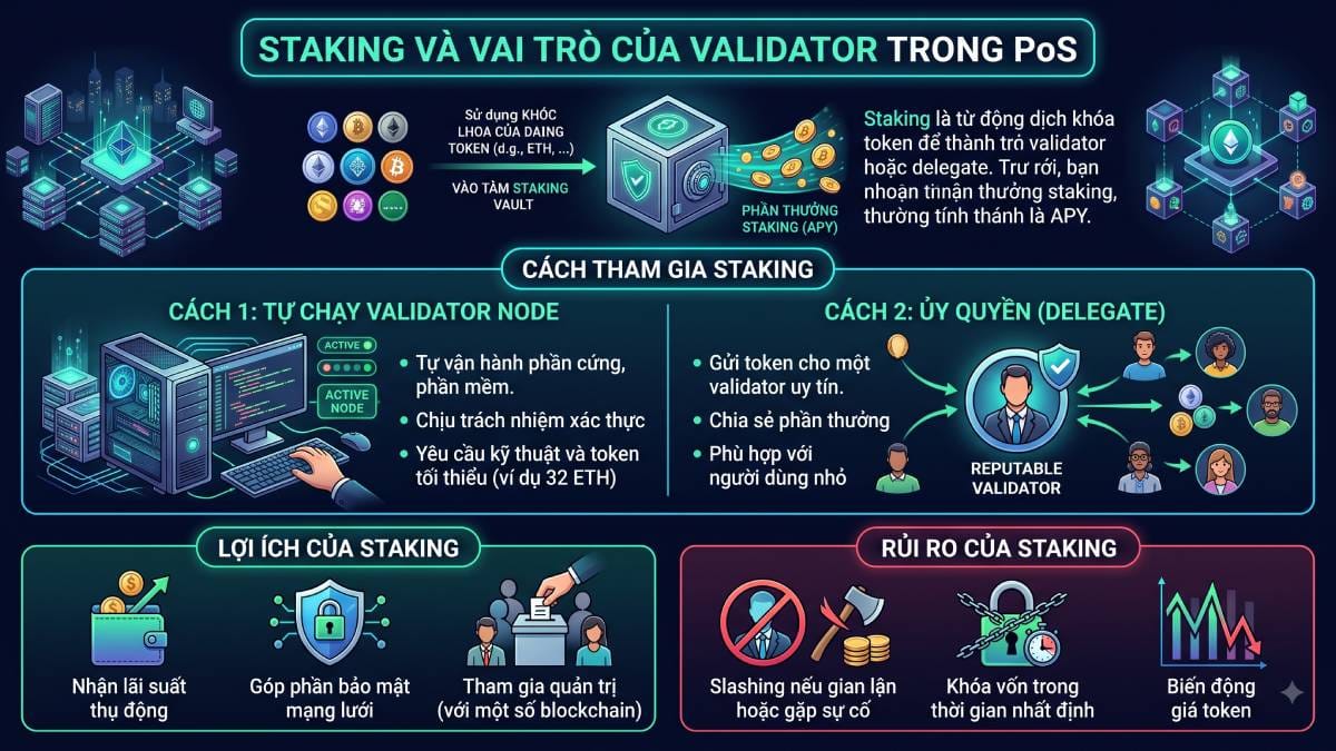 Vai trò của Validator trong PoS