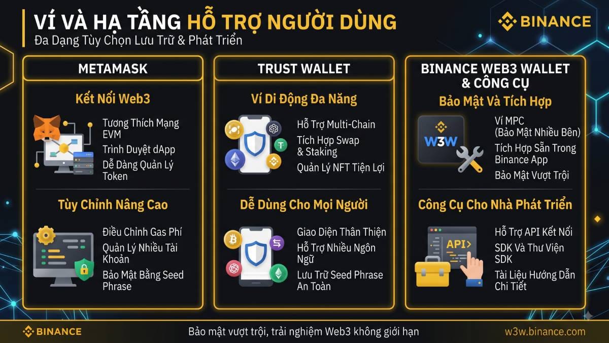 Ví và hạ tầng hỗ trợ người dùng
