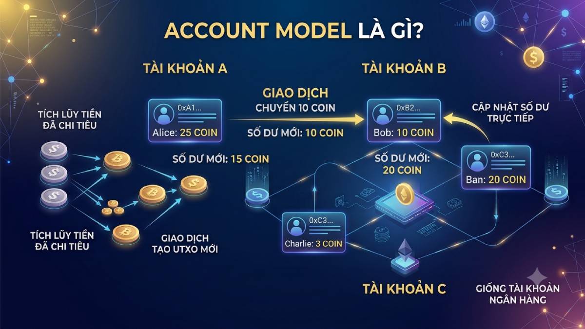 Account Model là gì? Ethereum dùng Account Model thế nào? 1 Account Model