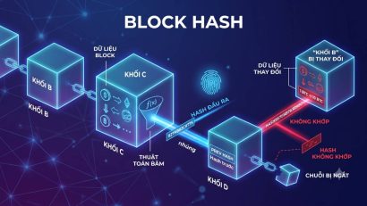 Block Hash là gì? Mã băm định danh khối Blockchain