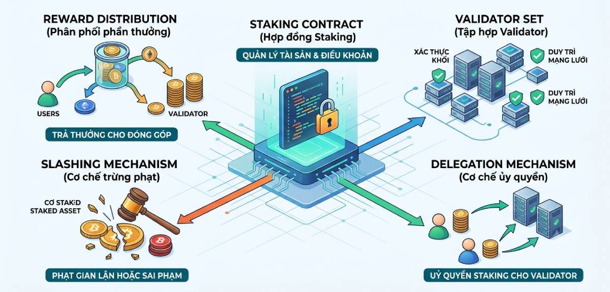Các thành phần của Staking Protocol